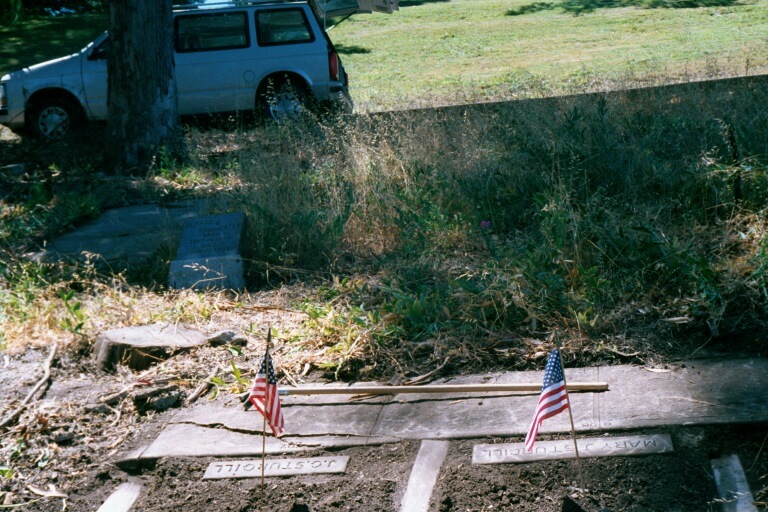 JG and Mary grave marker2